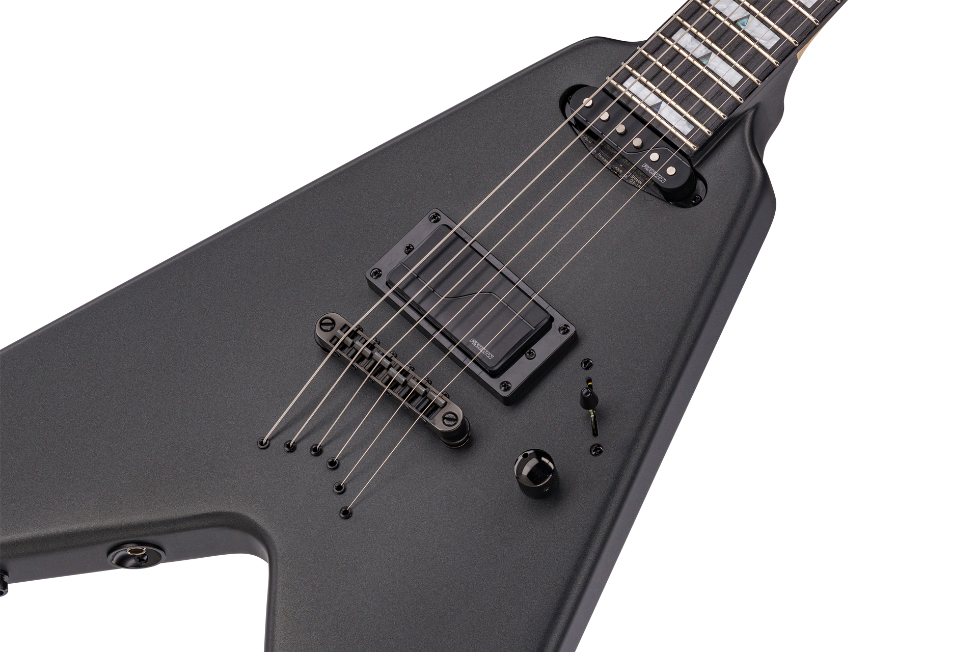 Artist Line Breaker WH-1 - Solid Charcoal Metallic Satin E-Gitarre